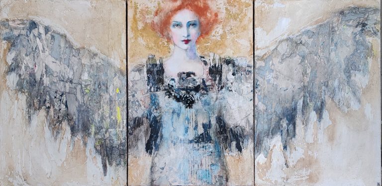 Description : Cette œuvre explore l’univers poétique et émotionnel propre à Céline Ranger, mêlant textures, gestes picturaux et symboliques contemporaines. Le titre évoque une dimension narrative forte, offrant une porte d’entrée idéale pour le référencement SEO : art contemporain, techniques mixtes, peinture expressive, univers onirique, création émotionnelle.