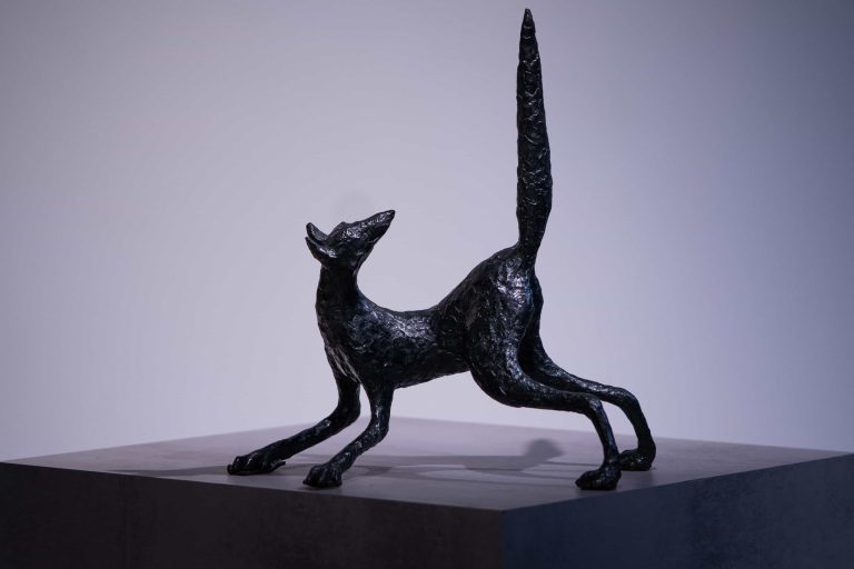Petit animal surpris, capturant un instant d’étonnement attachant. Parfait pour une collection d’œuvres sensibles et vivantes.