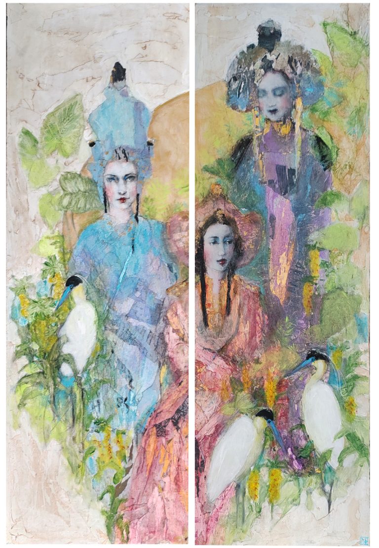 Description : Cette œuvre explore l’univers poétique et émotionnel propre à Céline Ranger, mêlant textures, gestes picturaux et symboliques contemporaines. Le titre évoque une dimension narrative forte, offrant une porte d’entrée idéale pour le référencement SEO : art contemporain, techniques mixtes, peinture expressive, univers onirique, création émotionnelle.