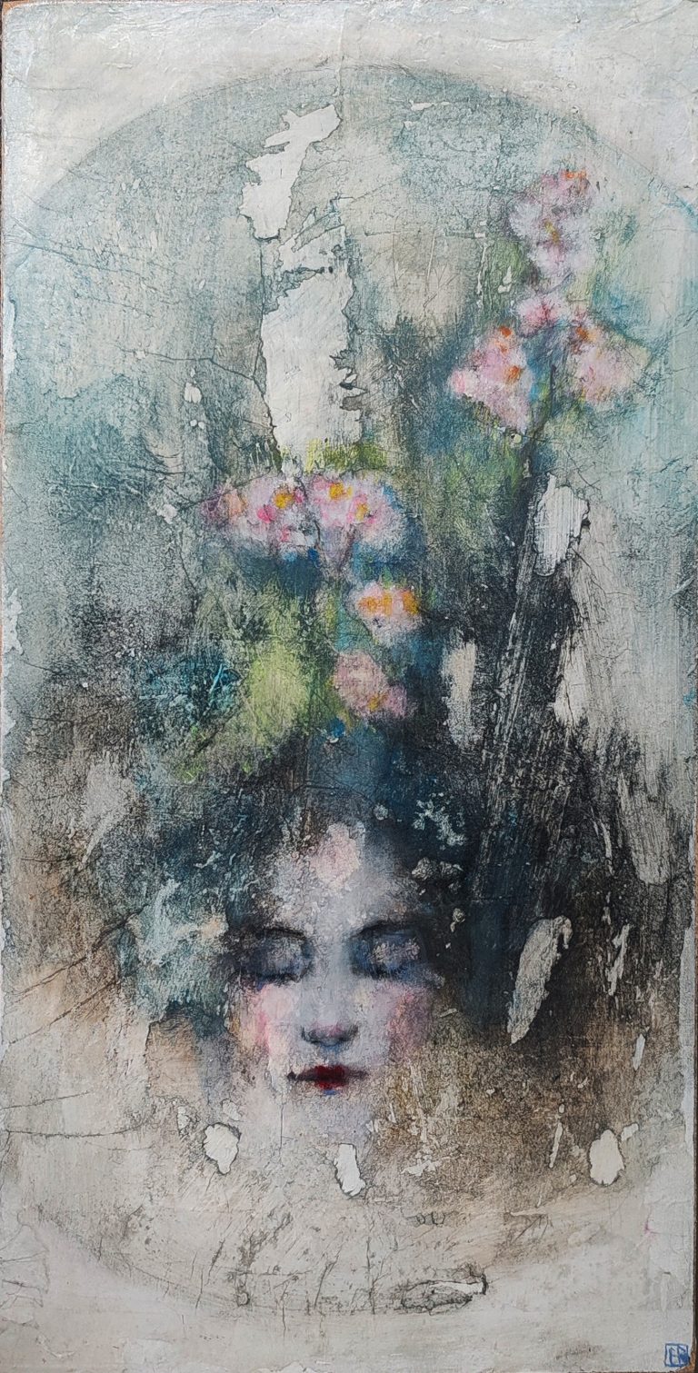 Description : Cette œuvre explore l’univers poétique et émotionnel propre à Céline Ranger, mêlant textures, gestes picturaux et symboliques contemporaines. Le titre évoque une dimension narrative forte, offrant une porte d’entrée idéale pour le référencement SEO : art contemporain, techniques mixtes, peinture expressive, univers onirique, création émotionnelle.