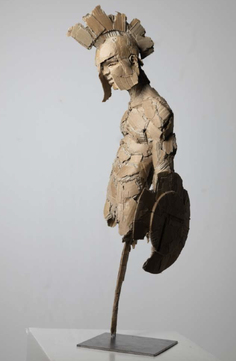 Sculpture. Carton. Olivier Bertrand.
