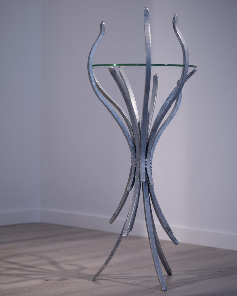 Oeuvre mobilier d'art aluminium